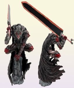 Anime Manga 25 cm Berserk Guts L Figure d'anime Guts Berserker Armor Figurine d'action Berserk Black Swordsman Figurine Collection Modèle 6240012