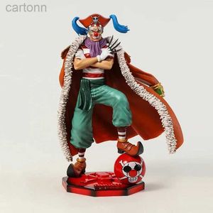 Anime Manga 25 cm One Piece Quatre Empereurs Le Clown Buggy PVC Action Figure Jouet Collection Modèle Statue Dessin Animé Poupée Cadeau Pour Ami 240401