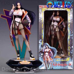 Anime Manga 34 cm Figuras de acción genuinas de una pieza Boa Hancock Figura Estilo de baloncesto Modelo Colección Pvc Estatua Adorno Muñeca Regalo Juguete YQ240315