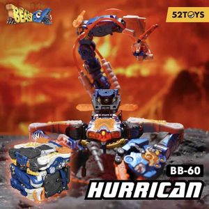 Anime Manga 52TOYS BEASTBOX BB-60 HURRICAN scorpion Déformation Robot Conversion en Mecha et Cube Action Figure Collection Cadeau YQ240315