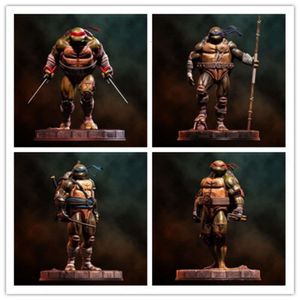 Anime manga anime figuur fantasy miniatures gk turtle helden diy 1/24 schaal 80mm hars model kit niet -geassembleerde amas ongeverfd standbeeld speelgoed