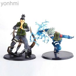 Anime Manga Anime Hatake Kakashi Nara Shikamaru GK PVC Actie Figuur Statue Standbeeldcollectie Model Kids Toys Doll Gifts 16 cm 240413