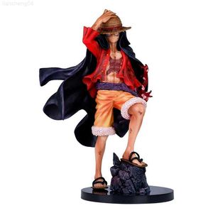 Anime Manga Anime One Piece Figura de acción Lx Max Series The First One Luffy Figura Modelo Muñeca Pvc Estatuilla Nuevos cuatro emperadores al por mayor L230717