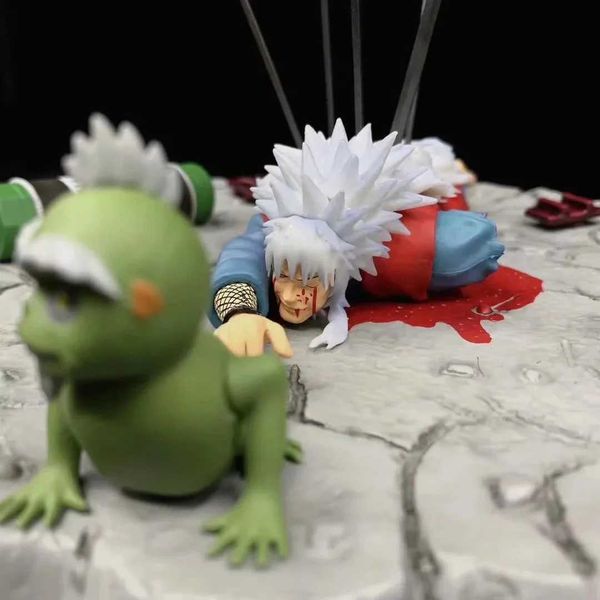 Anime Manga Anime la mort de Jiraiya Gama Sennin GK PVC figurine de jeu Statue modèle à collectionner enfants jouets poupée cadeaux 24329
