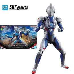 Anime Manga Bandai Authentic Ultraman Model Garage Kit SHF Series Ultraman Z Series Original Animation Action Character ToysL2404