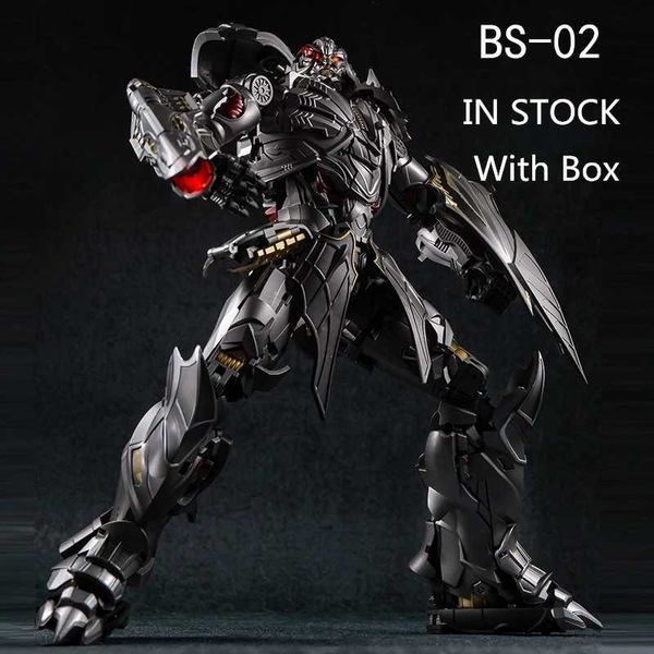 Anime Manga BMB Transformation BS-02 BS02 BS02S Galvatron Megotroun KO UT R-03 réservoir surdimensionné cheveux lueur film figurine Robot YQ240315