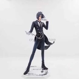 Anime Manga Ciel Phantomhive figurine Anime Sebastian Michaelis Demon diakons modèle zestaww garaowych PVC statue zabawki prezenty décoration solide 240319