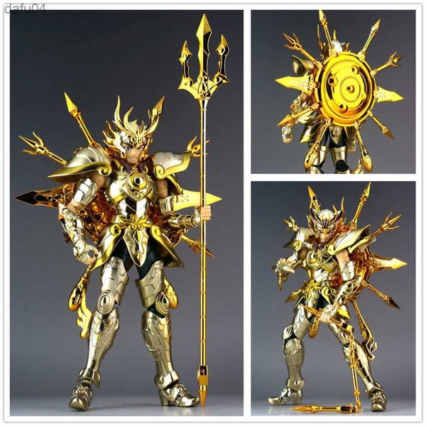 Anime Manga CS Modèle Saint Seiya Saint Cloth Action Figure Jouet EX SOG Balance Dohko Or Collectibles Armure En Métal Figure Cadeau En Stock L230522