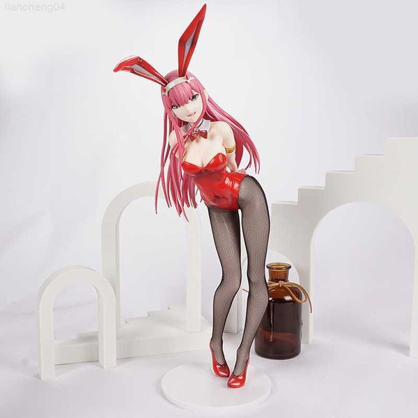 Anime Manga Chéri dans le FRANXX Zero Two Bunny Ver. 1/4 Échelle PVC Figure Modèle Jouet Belle Collection pour Cadeau L230717