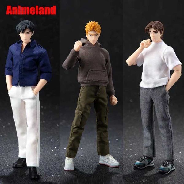 Anime Manga Dasin/Great Toys/GT Inicial D Takahashi Ryosuke/Keisuke Fujiwara Takumi SHF 1/12 16 cm/6 pulgadas PVC Figura de acción Modelo En stock YQ240315