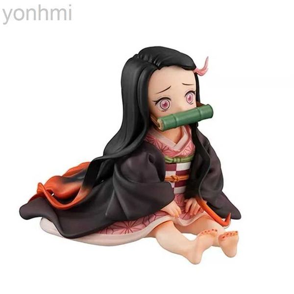 Anime Manga Demon Premium Chokonose Japón Anime Figura 7 CM PVC Kamado Nezuko Juguetes para niños Figura de acción de anime Artículos de envío gratis 24329