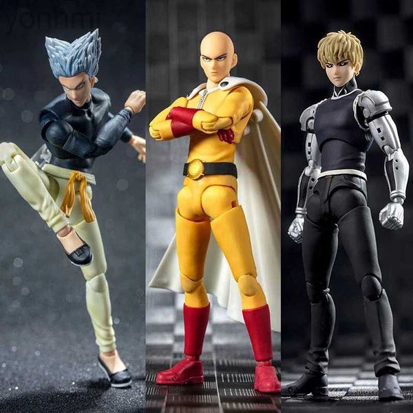 Anime manga gt modèle dm greattoys dasen one punch man figures saitama / genos / garou shf pvc action figure modèle anime collection toys Figure 240413