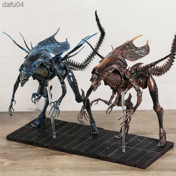 Anime Manga Hiya Jouets ALIEN RESURRECTION Cloned Queen Battle Damage Alien Queen PVC Action Figure Modèle Jouet Colletible Figurine L230522