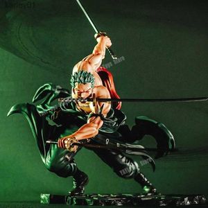 Anime Manga Hot One Piece 10 cm Figure d'anime GK Roronoa Zoro à trois lames Sa-maximum Manga Anime Statue Action Figure Collection Modèle Enfant Jouet yq240325