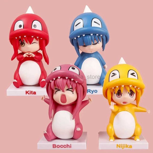 Anime Manga Ijichi Nijika Kita Ikuyo Gotoh Hitori Yamada Ryo Lindo vestido de dinosaurio Elemento Muñeca Anime Figuras de garaje Juegos de juguetes de PVC Regalo de cumpleaños 240319