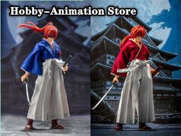 Anime Manga En Stock Modèle Dasin Grands Jouets Rurouni Kenshin Himura Kenshin 1/12 SHF Action Figure GT Greattoys L230717