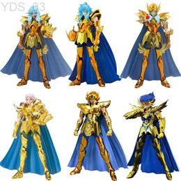 Anime Manga In Voorraad MC Saint Seiya Mythic Cloth EX Aries Leo Mu Aiolia Pisces Aphrodite Cancer Death Mask Action Figure YQ240315