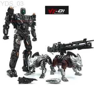 Anime Manga en Stock Transformation Kill Lockdown VT-01 VT01 avec deux chiens alliage métal KO UT R01 24CM figurine jouet Collection cadeau YQ240315