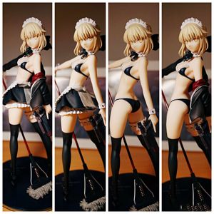 Anime Manga japonais Anime destin/Grand ordre Anime Figure femme de chambre sabre Ver Pvc Action Figurine Collection modèle poupée