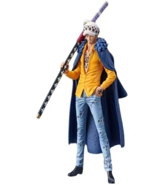 Anime Manga figura japonesa DXF Wano Country Trafalgar Law colección de PVC modelo muñecas juguete para regalo 18cm 2209278334755 buena calidad