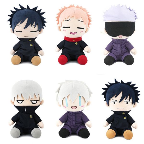 Anime Manga Jujutsu Kaisen peluche poupée Gojo Satoru Fushiguro Megumi Itadori Yuji Inumaki Toge Figure jouets Cosplay dessin animé accessoires accessoires