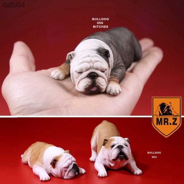 Anime Manga MR.Z 1/6 Résine British Bulldog Couple Collection Garage Kit Statue pour les fans Cadeau de vacances et décoration de voiture L230522