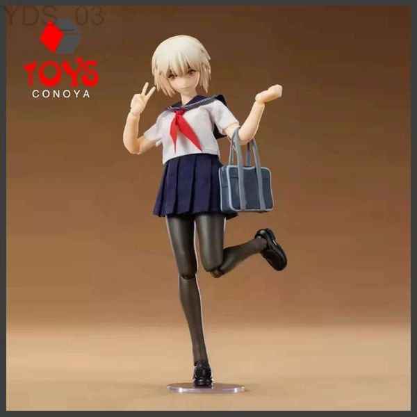 Anime Manga Nouveau Stock Manatee Industries 1/12 Échelle Mini Eimi Mignonnes Filles Japonaises Ensemble Complet 6 pouces Femelle Anime Action Figure Corps Modèle YQ240315