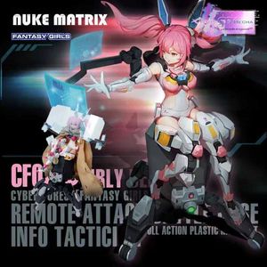 Anime Manga Nuke Matrix Cyber Forest Fantasy Girls Remotattack Battle Base Info Tactician Mobile Suit Assemblé Modèle Anime Action Figures YQ240315