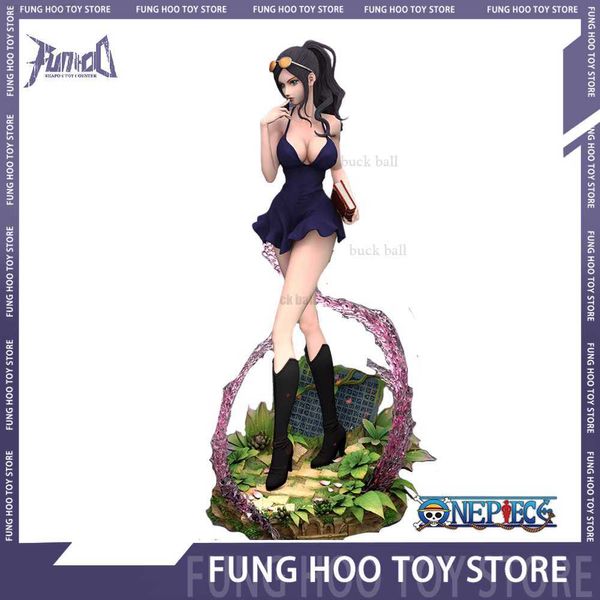 Anime Manga One Piece 36 cm Estatuilla Miss Allsunday Anime Figura Nico Robin Figura de acción Pvc Gk Colección Estatua Modelo Ornamento Juguetes Regalo L230717