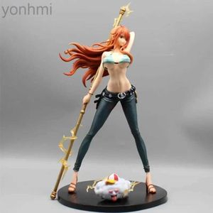 Anime Manga Een Stuk Anime Figuur 37 cm Hunter Fan Nami Actie Beeldje Pvc Standbeeld Model Decoratie Collectie Pop Speelgoed voor Kerstcadeaus 24329