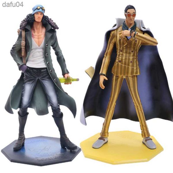 Anime Manga One Piece Anime Kuzan Borsalino Figuras de acción Juguetes MARINE general Boxed Manga estatuas Kits de garaje Estatuilla Modelo de colección Juguete L230522