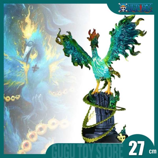 Anime Manga One Piece Bataille Phoenix Marco Beast Ver. Gk Action Figure Avec Lumière Manga Pvc Statue Anime Figurine Collection Modèle Poupée Jouets L230717