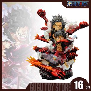 Anime Manga One Piece Figure Singe D Luffy Snakeman Anime Chiffres Luffy Figurine 16 cm Pvc Statue Modèle Poupée Collection Décoration Jouet Cadeau L230719