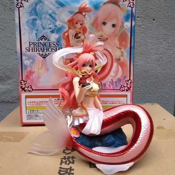 Anime Manga One Piece Anime original Princesa Shirahoshi Lift Luffy Figura de acción Buena PVC Estatua Colección Modelo Juguetes Regalos para YQ240315