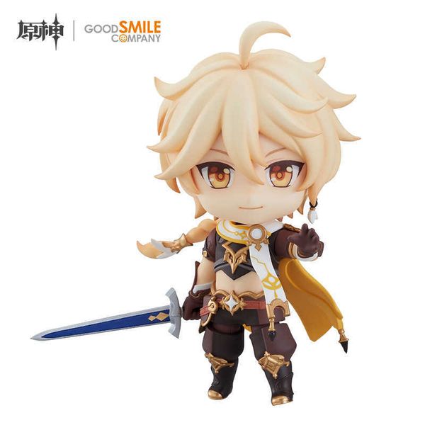 Anime Manga OrIginal Genshin Impact Aether Anime Figure Game GSC Q Version Cartoon Garage Kit Movable Doll Animation Ornament Model With Box Z0427