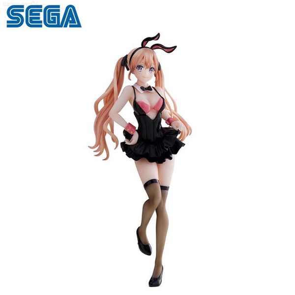 Anime Manga Original Véritable SEGA Un Couple De Coucous 21 cm Amano Erika Mignon Lapin Filles Chiffres Modèle Jouet Cadeaux Dropshipping L230717