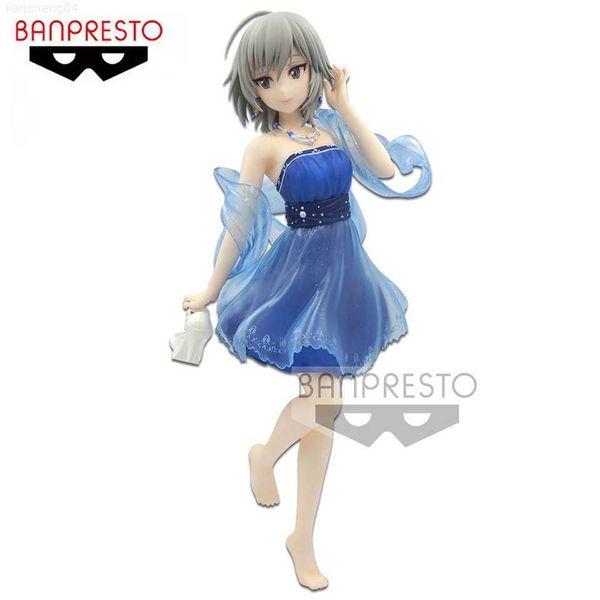 Anime Manga Qwiooe Original BP The Idol Master Cendrillon Filles Anastasia Anya Étoilé Mariée Robe Brillante PVC Action Figure Jouets Pour Filles L230717