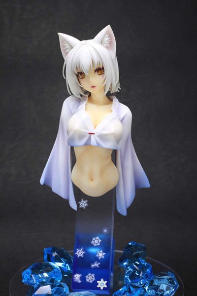 Anime Manga Résine Figure Kit Neige Chat Buste WF2020 Sexy Livraison gratuite Non Peint Garage Résine Kit Modèle GK L230706 L230706