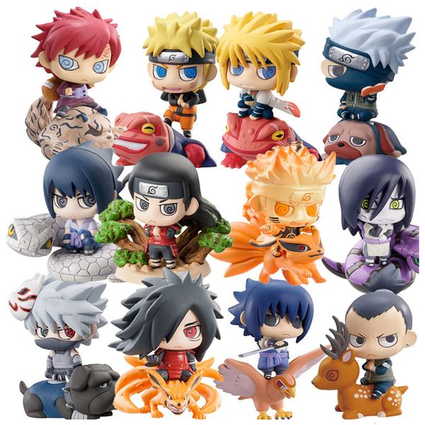 Anime Manga Shippuden anime modelo personaje Sasuke Gala acción PVC estatua coleccionable juguete decoración muñeca hecha a mano regalo 230410