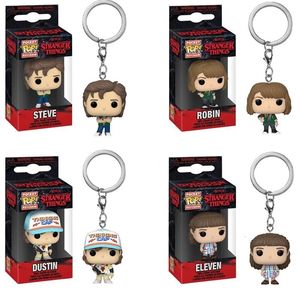 Anime Manga Stranger Things Keychain Eleven Figure Collection Toys 230410