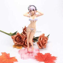 Anime Manga SUPER SONICO anime seksowne stroje kpielowe dziewczyna Modelfiguren Anime gara zestawy PVC zabawka lalki na prezent dekoracja stou 240319