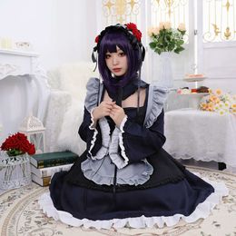 Anime Marin Kitagawa ma robe chérie Cosplay Costume robe de chambre perruque Kuroe Shizuku Lolita tenues Halloween Costumescosplay