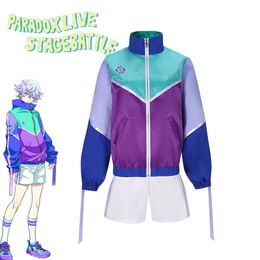 Anime Mc Nayuta Cosplay paradoxe Live Cosplay Costume rappeur manteau short tenue Halloween carnaval fête Costume pour Adultcosplay