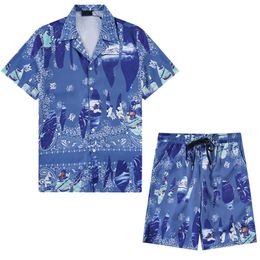 Camiseta para hombre de anime Diseñador suelto de deportes informales al aire libre pantalones cortos de playa pantalones cortos de algodón de manga corta camiseta de secado rápido#QWE3