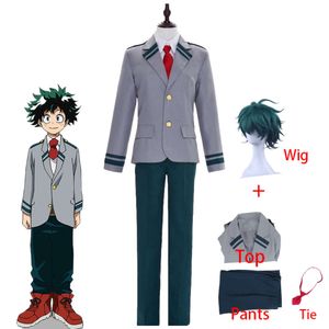 Anime Midoriya Izuku Bakugou Katsuki mon héros académique uniforme scolaire Cosplay Costumescosplay