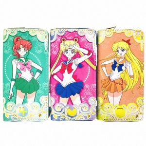 anime Mo Cosplay Portemonnee Leuke Sailor Carto Gedrukt PU Leer Lg Portemonnee CU13 F57E #