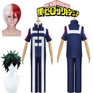 Anime My Hero Academia Boku No Hero Todoroki Shoto Cosplay Kostuum Mannen Vrouwen Schooluniform Gym Pak T-shirt Broek Midoriya Izukucosplay