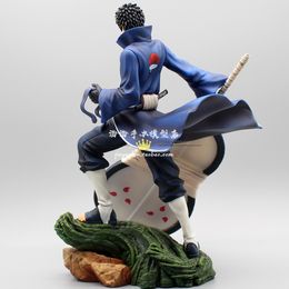 Anime Naruto Figuur Uchiha Madara en Obito Figuur Akatsuki Ninja Shackles GK Statue Model 27-40cm PVC TOYS KID KIRTIS Cadeau