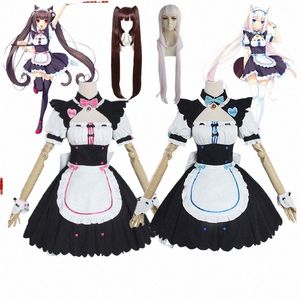 Anime NEKOPARA Chocolade Vanille Cosplay Kostuum Leuke Kat Neko Lolita Meid Dr Pruik Outfits Meisje Vrouwen Halen Carnaval Rok G3t9 #