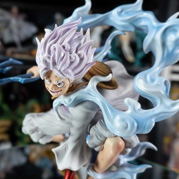 Figurine Anime Lightning 5, une pièce, scène accroupie du dieu soleil, 19cm, figurines d'action, modèle adulte, jouets pour garçons, R231109